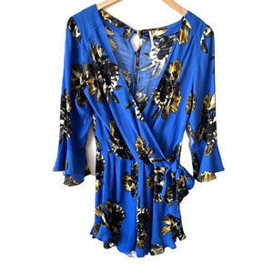 Free People Floral Romper- Small